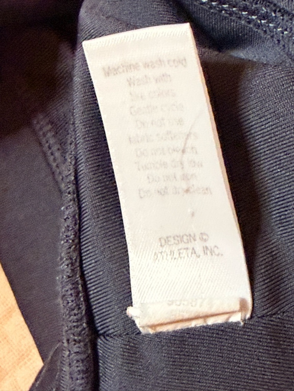 Athleta Women Large Charcoal Bootcut Yoga Pants Athletic 39" Inseam Reflective - Picture 11 of 16